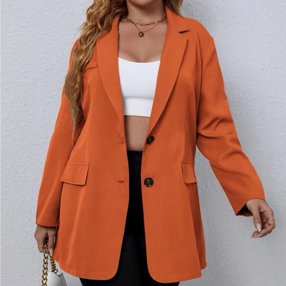 Classic plus size blazer jacket - Picture 11 of 16